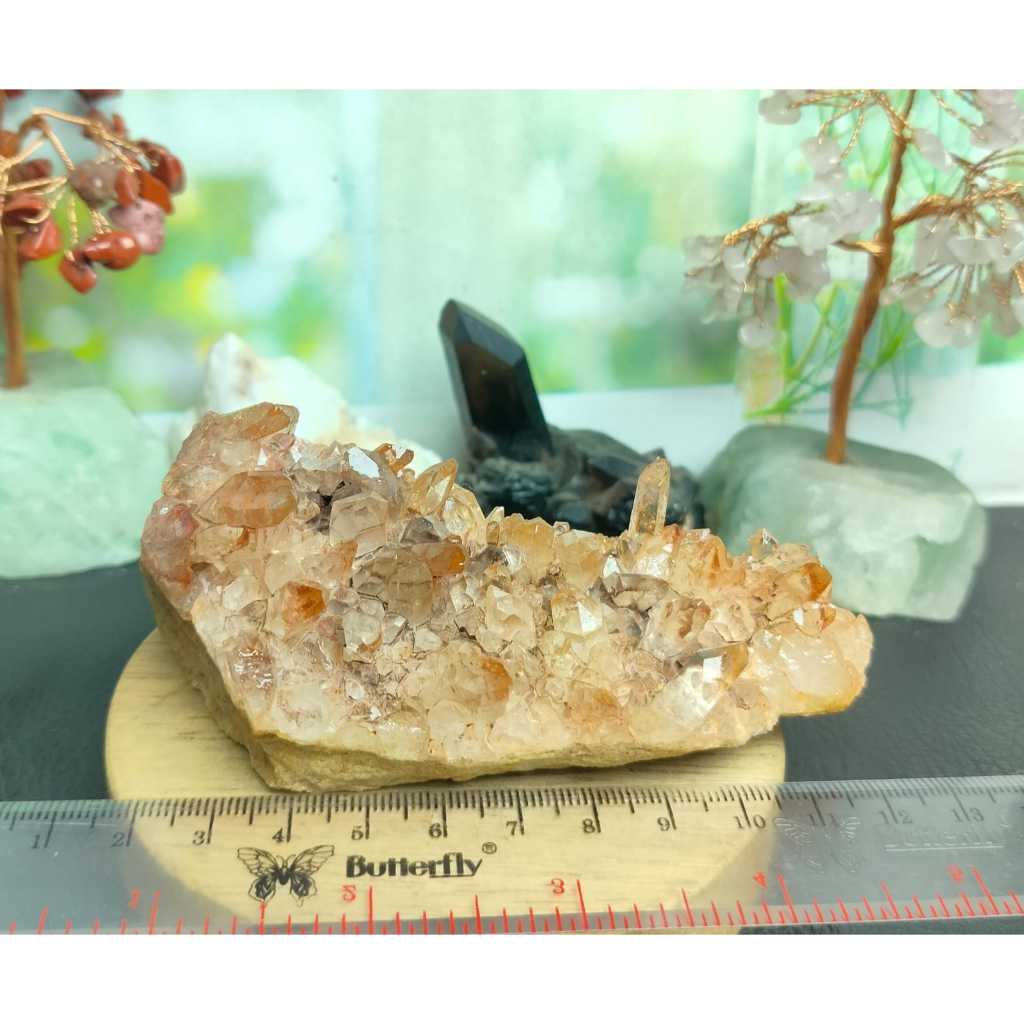 Batu Natural Red Quartz Crystal Cluster (5)