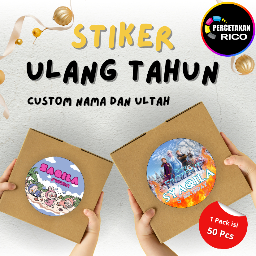 

(isi 30) Stiker Ulang Tahun/Label ulang tahun