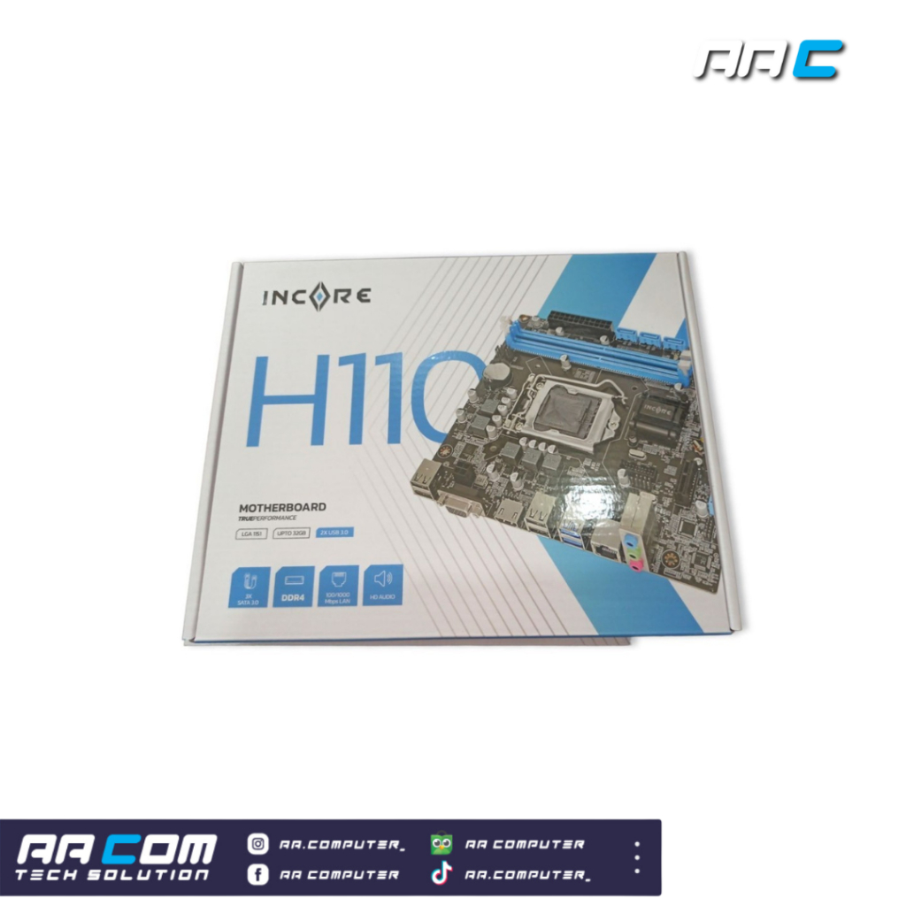 Motherboard Incore H110 Motherboard LGA 1151 Motherboard H110 Motherboard Intel gen 6 Motherboard in