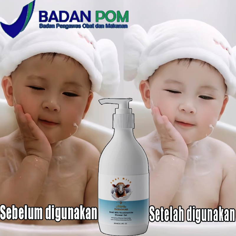 Sabun pemutih badan permanen Sabun miss v Sabun cair pemutih badan Sabun susu kambing 300ml pemutih 