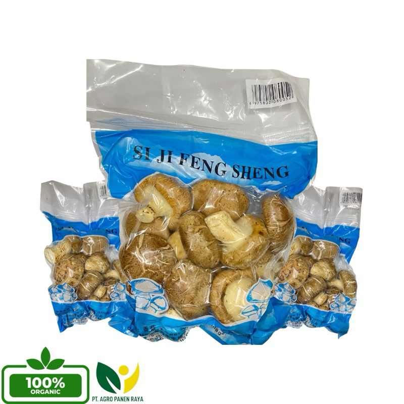 

Fresh Jamur Shitake Mushroom Premium 250g/Pack