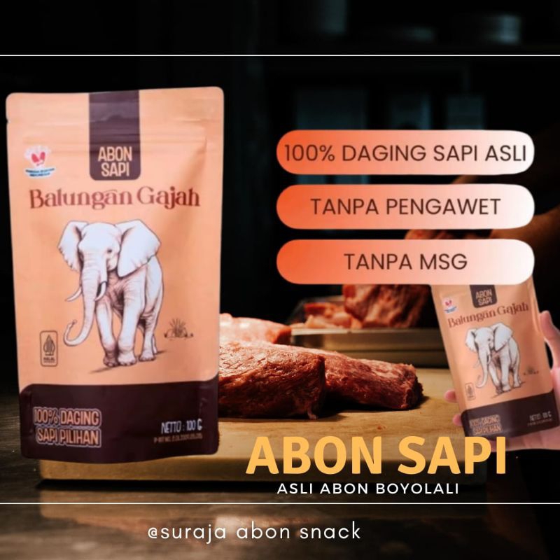 

ABON SAPI BALUNGAN GAJAH SUPER ABON BOYOLALI