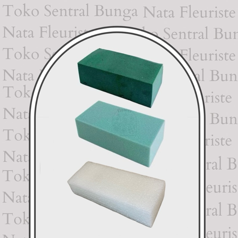 [ECERAN] OASIS Kering & OASIS Basah & GABUS Putih / Floral Foam / Busa Bunga