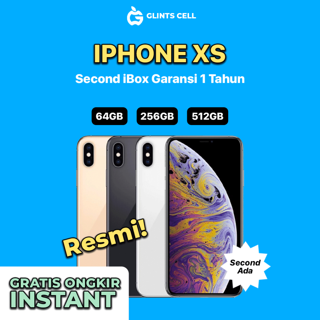 Iphone Xs (Ex IBox Garansi Resmi Indonesia)