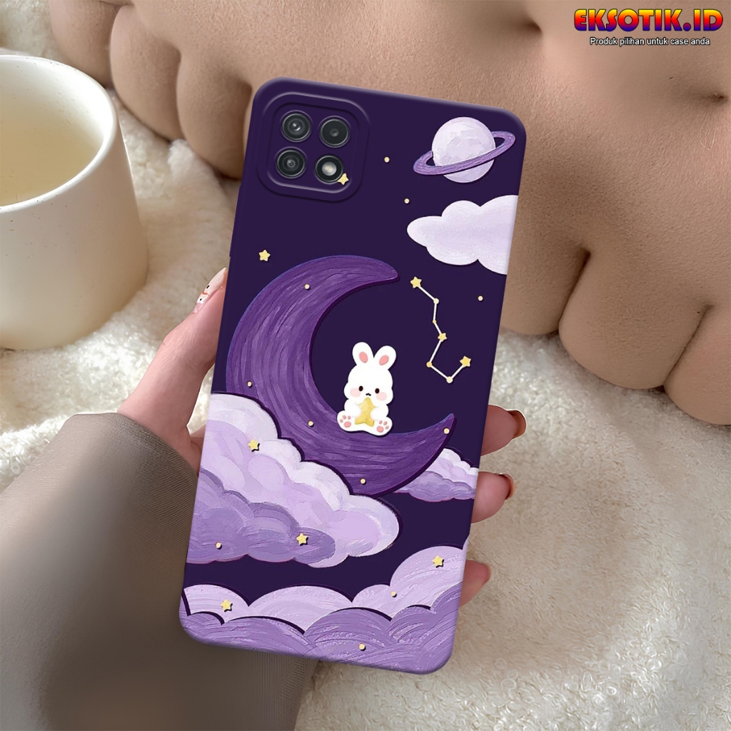 Case Samsung A22 5G - Casing Samsung A22 5G - Fashion Case - Silikon Samsung A22 5G  - Motif Keren D