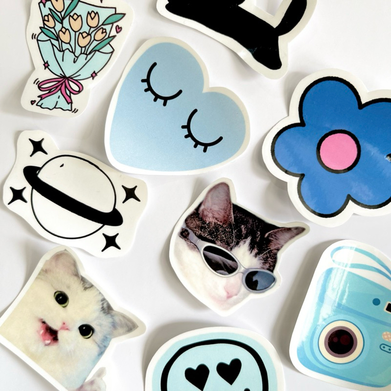 

HWL STUDIO - Sticker Biru Estetik