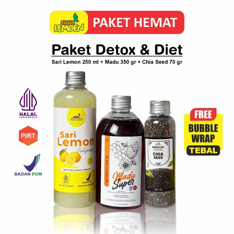 

Paket Hemat Detox & Diet Suur Lemoen Sehat dan Segar