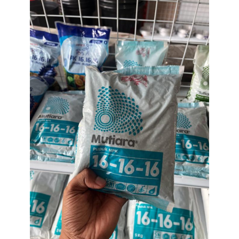 PUPUK NPK 161616 MUTIARA 1KG