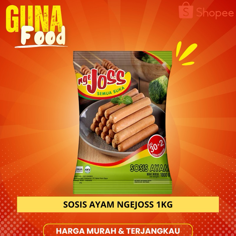 

SOSIS AYAM NGEJOSS 500 GR / 1KG Sosis bakar halal