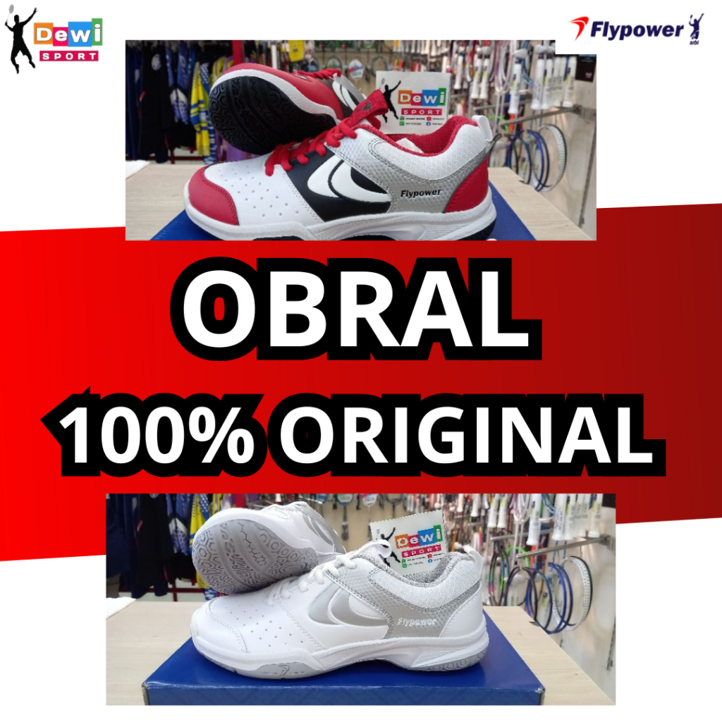OBRAL 100% ORIGINAL New Sepatu Badminton Flypower PAWON 7