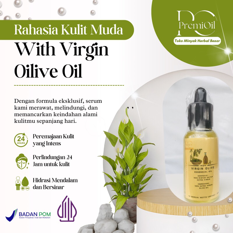 

Extra Virgin Olive Oil 30ML - Minyak Zaitun 100% Pure Qualty