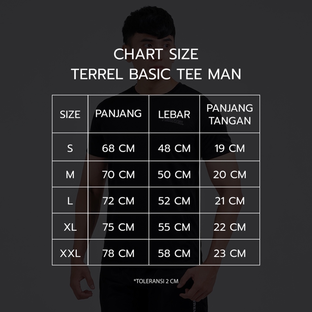 BESTPROMO TERREL SPORTSWEAR BASIC TEE ORANGE KAOS OLAHRAGA DRY FIT LARI RUNNING GYM PRIA LENGAN