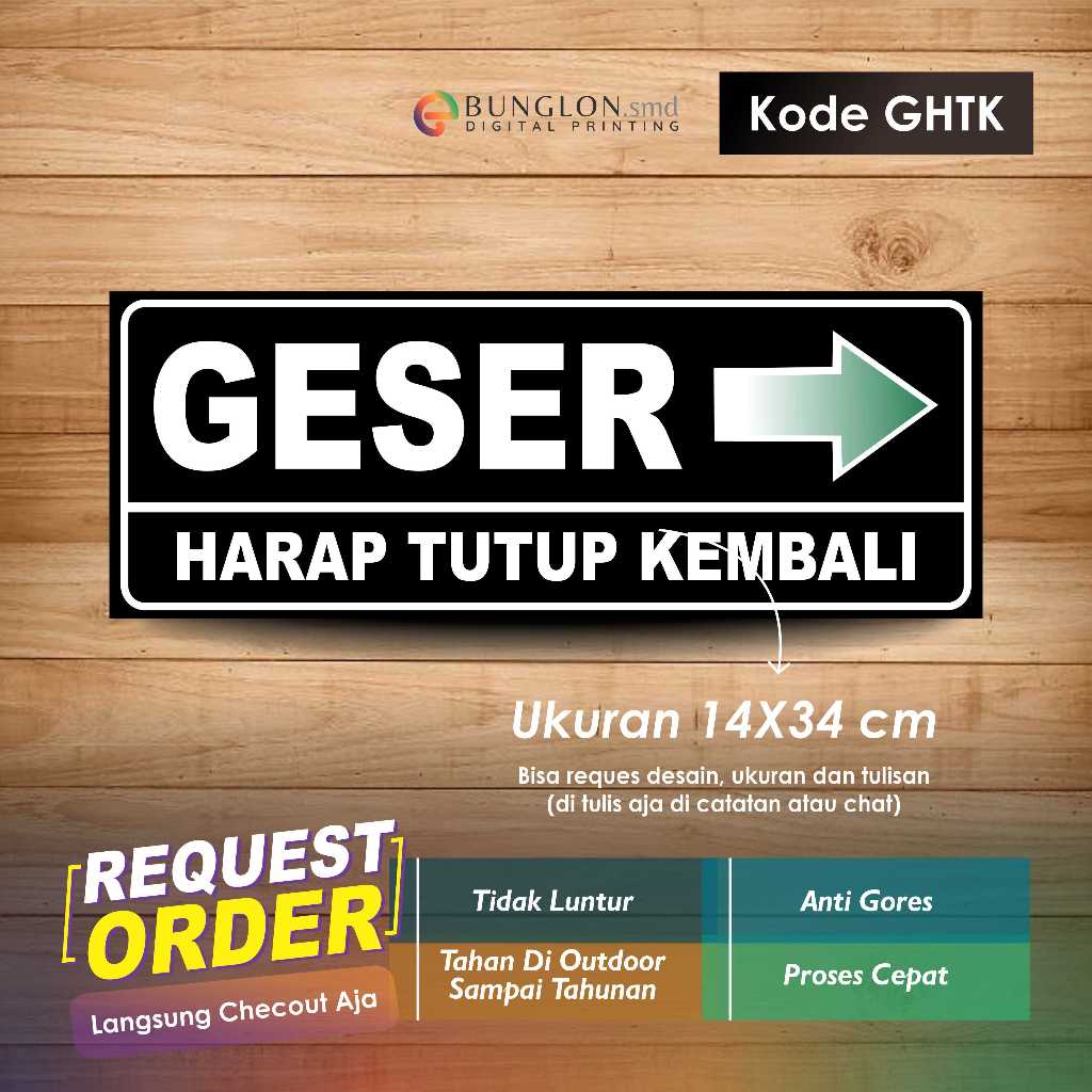 

STIKER GESER HARAP TUTUP KEMBALI + LAMINASI KODE GHTK HITAM
