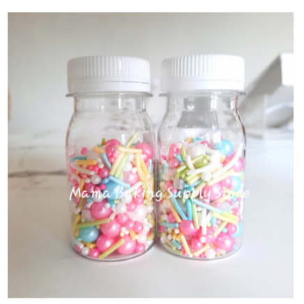 

Edible Sprinkle MIX COLOR Topping Hiasan Dekorasi Kue Cake Decor -+50g
