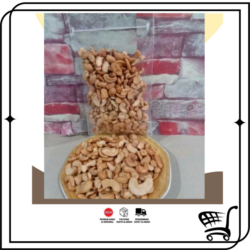 

Toko99 - Kacang Mede Matang pecahan , berat 100 gram ,asin gurih