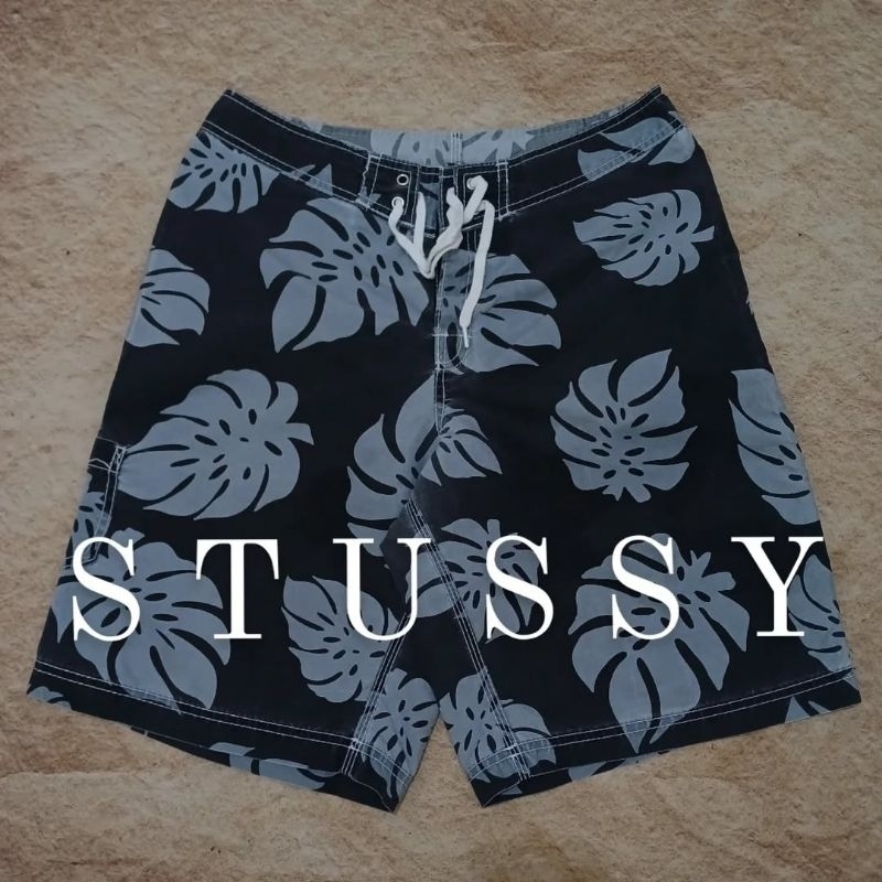 short pant stussy bahan katun adem bekas second preloved