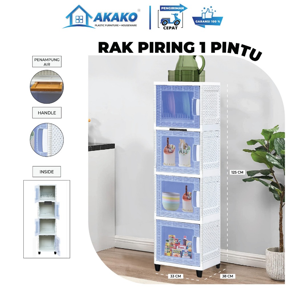 Akako - Lemari Rak Piring New Item