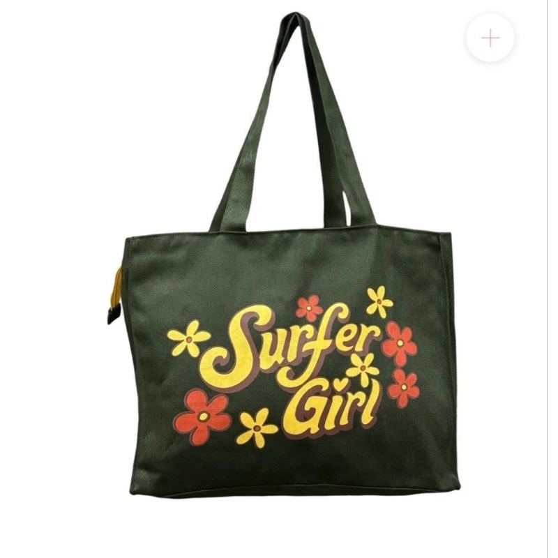 Surfer Girl Boheme Tote Bag| TOTEBAG CANVAS ORI SURFER GIRL BALI . OLEH OLEH BALI