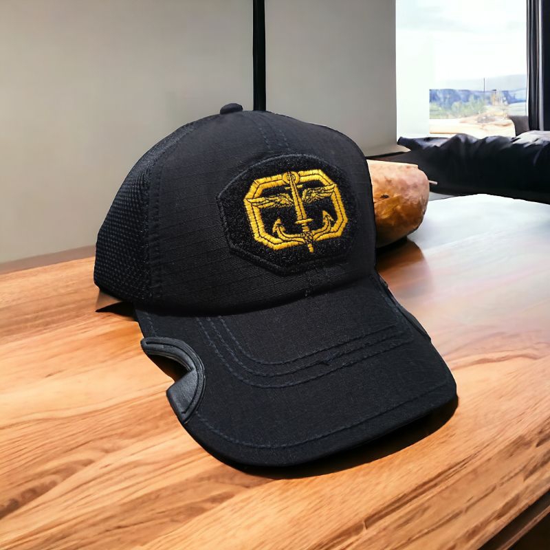 Topi coak hitam logo KOPASSUS - Topi punisher KOPASSUS