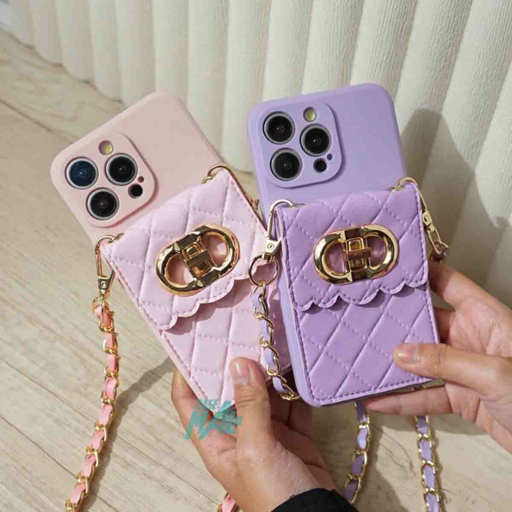 Case Dompet dior Cute Samsung A06 A15 A16 A17 A25 A26 A56 A55 A35 A34 A24 A05 A05S A14 5G A04S A03 C