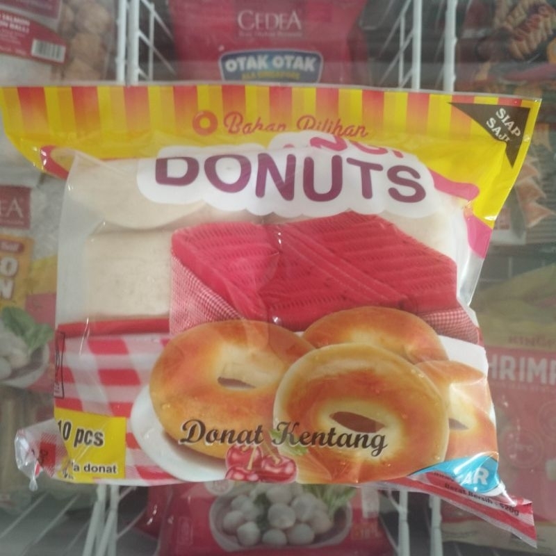 

donat kentang pelangi isi 10