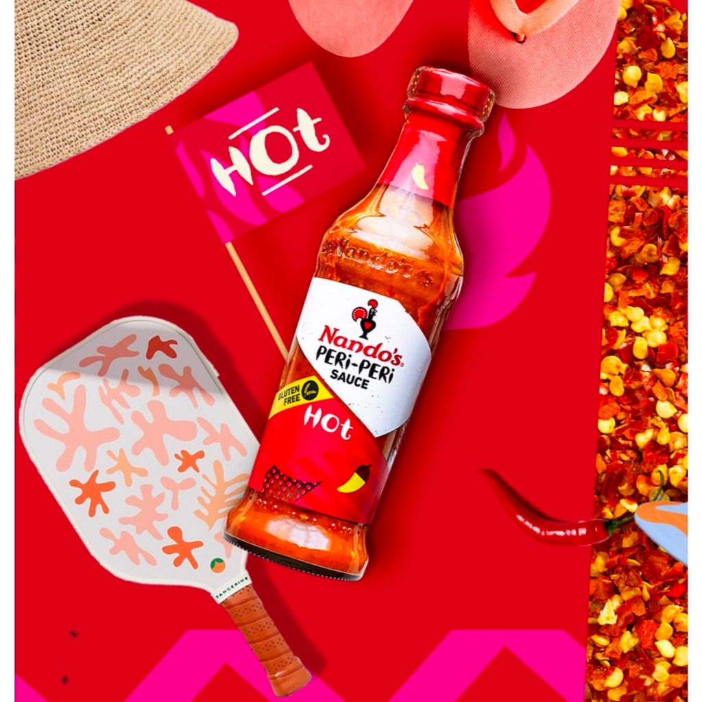 

JKL NANDO'S PERI PERI SAUCE 250 GRAM HOT MEDIUM GARLIC LEMON BUMBU SAUS NANDOS