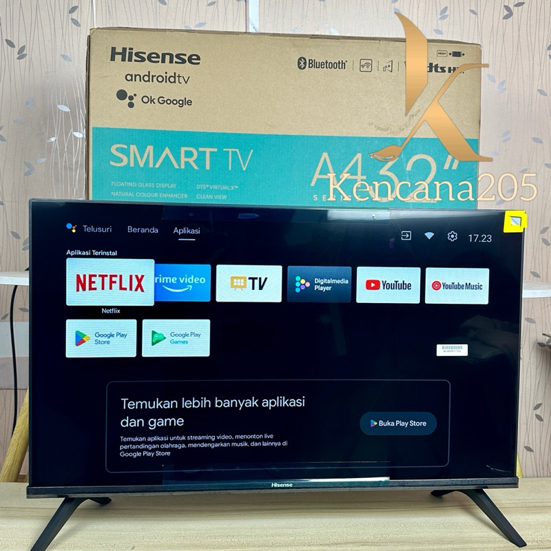 Led Tv Hisense 32 inch 32inch 32A4200G 32A4200 G 32A 4200 Android Smart Netflix HDR