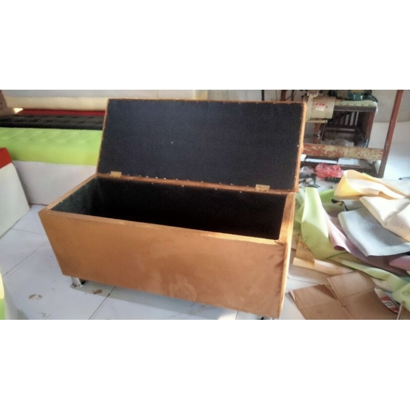 stool kotak kancing peti