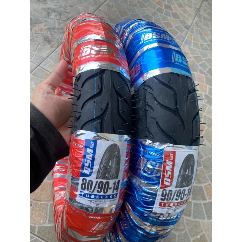 Ban Tubles Ring 14 Motif Flemo Ukuran 80/90-14 & 90/90-14 Beat Vario Mio Spacy Semua Motor Ring 14