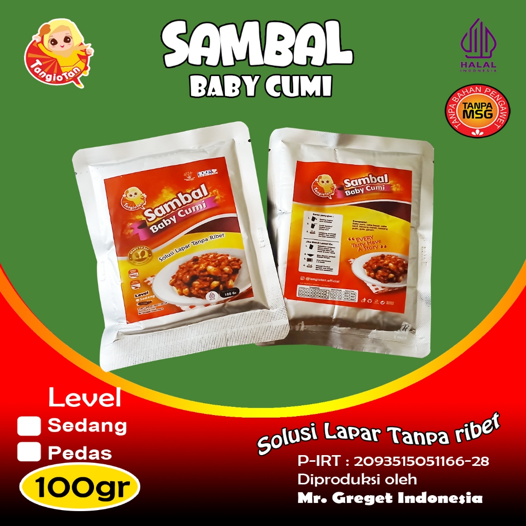 

Sambel Baby Cumi - 100gr
