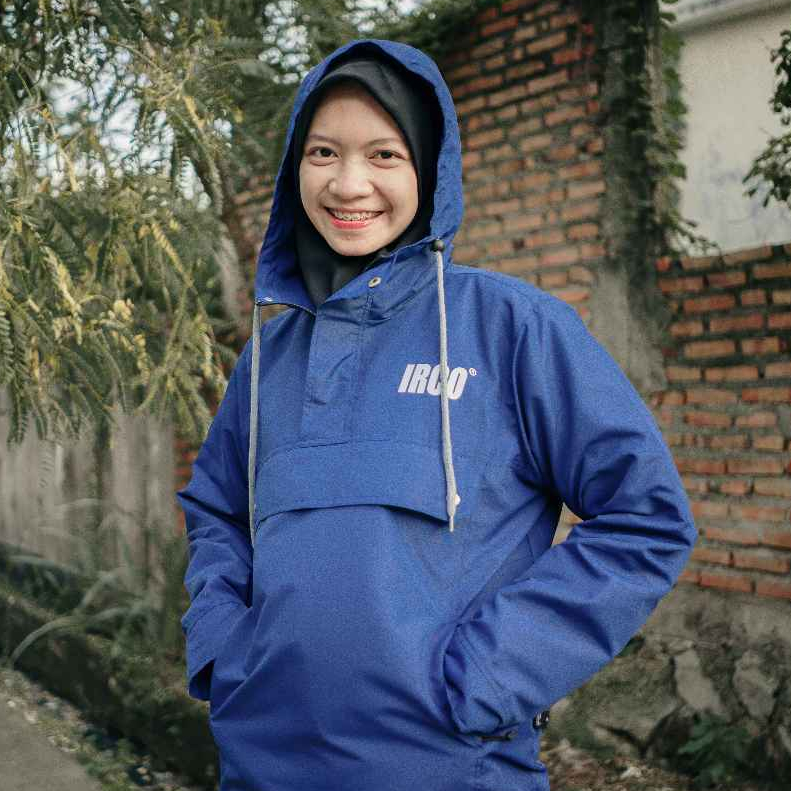 Jaket Gunung Wanita Waterproof Irco Anorak Inner Polar Tebal - Jacket Cagoule Hoodie Pria Anti Air