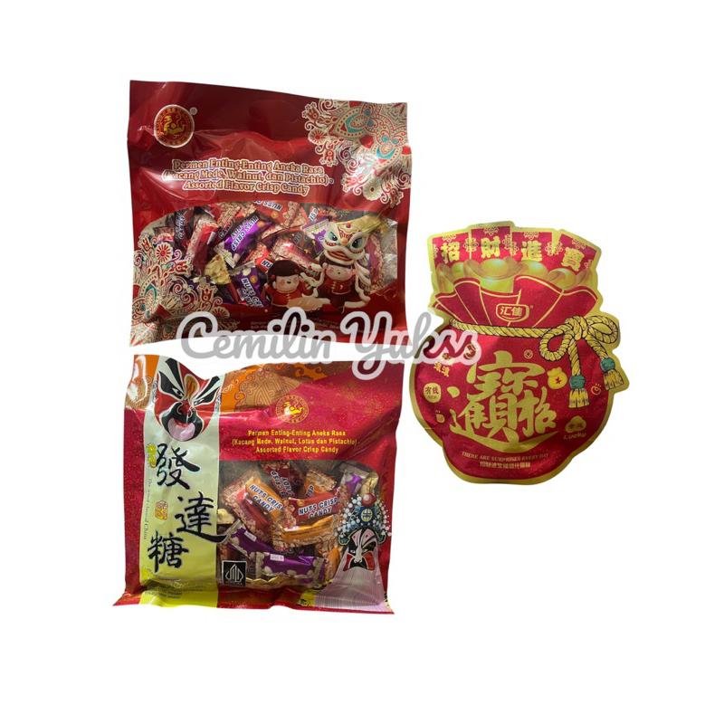 

bGF Permen Jelly Imlek Fu Dai 258g Crispy Nuts Candy 400g Permen Jelly Aneka Rasa Buah Permen Kacang