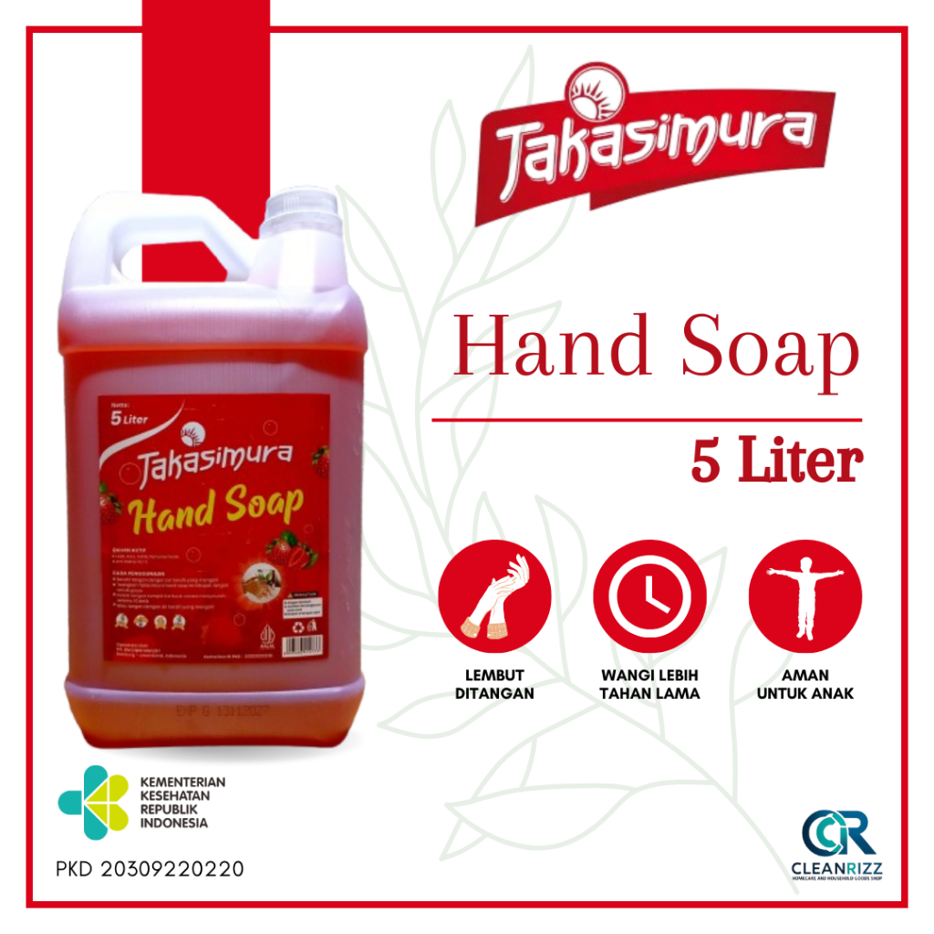 Takasimura Hand Soap 5 Liter