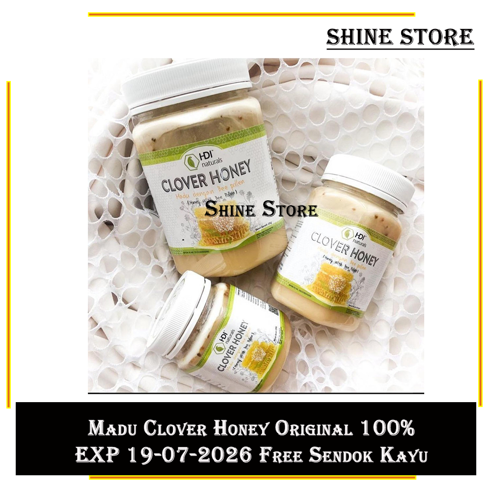 

Madu H0ney cl0ver 1kg 500gr 250gr Original Segel Free Sendok Kayu EXP Lama 2026