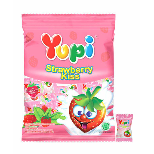 

Yupi Strawberry Kiss 1 pack 120g