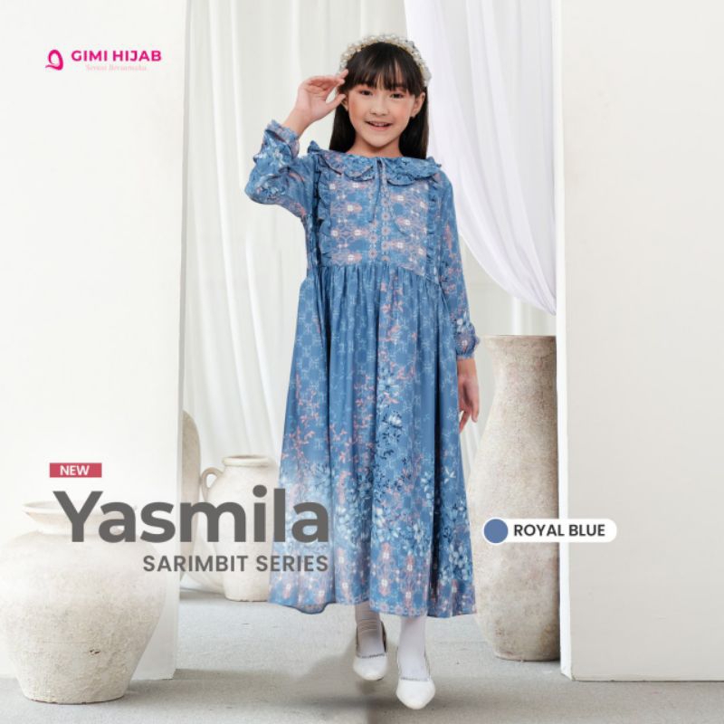 YASMILA DRESS KIDS By butik Gimi Hijab ♥️ (Sarimbit hemat keluarga indonesia)