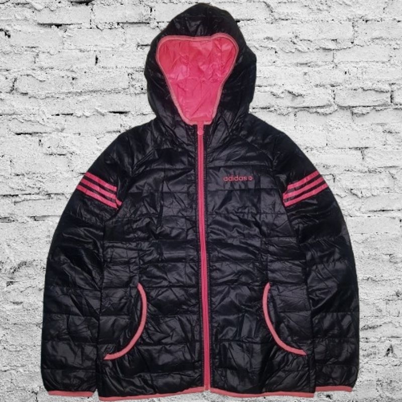 ADIDAS NEO WOMENS PINK & DOWN JACKET BULU ANGSA