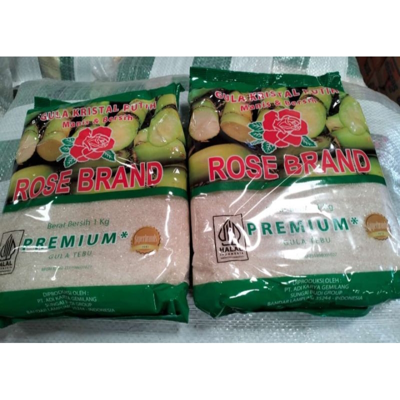 

Gula rose brand premium 1 kg
