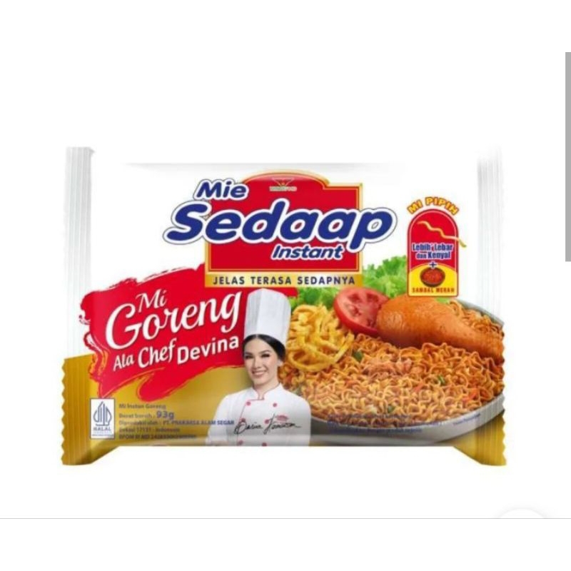 

sedaap mie goreng ala chef bag 93gr X 5 pcs