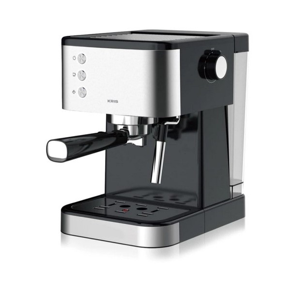 Kris 1.5 Liter Espresso Coffe Maker Stainles Steel - Hitam/Coffe Maker