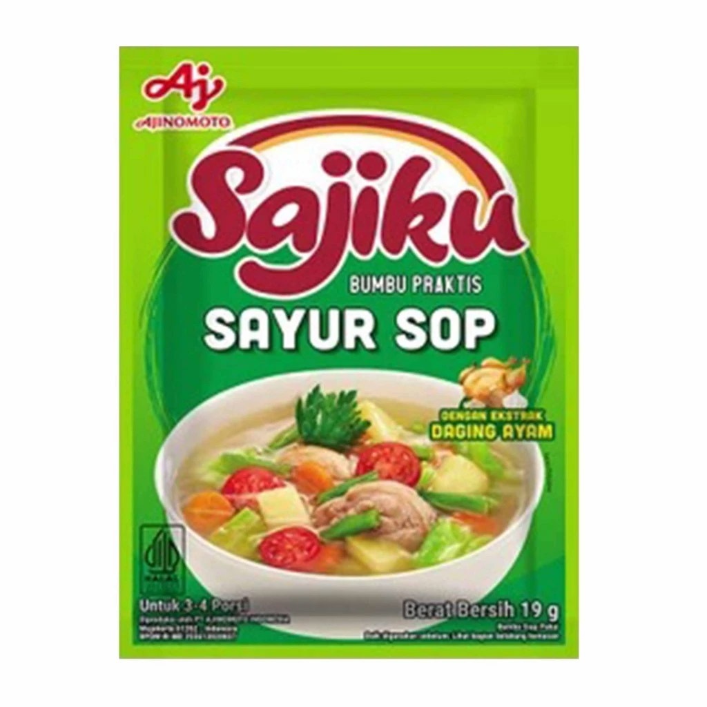 

Ajinomoto Sajiku / Bumbu Instan Praktis / Bumbu Sayur Sop