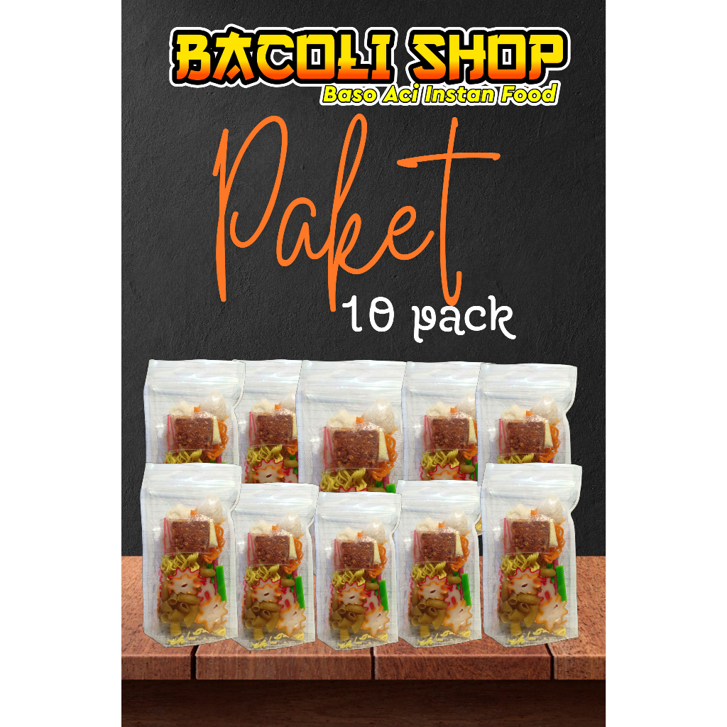 

paket 10 bungkus seblak instan seblak viral seblak pedas siap saji food hoot