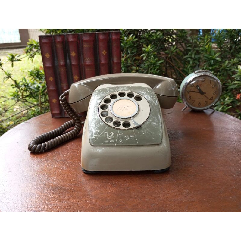 Pesawat Telpon Telepon kabel Antik Vintage Lawas Tua Kuno Retro