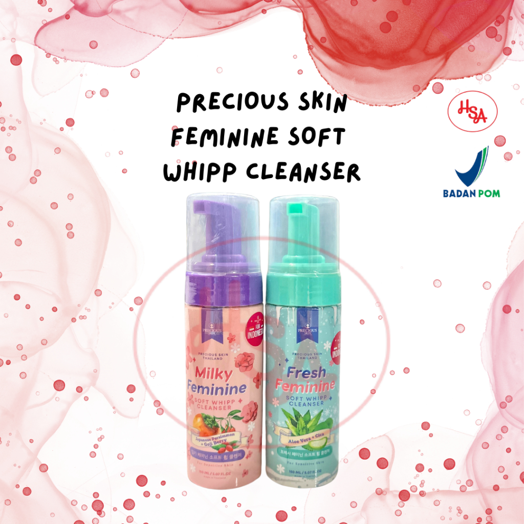 Precious Skin Thailand Feminine Soft Whipp Cleanser / Feminine Wash / Miss V Cleanser 150ML / FRESH