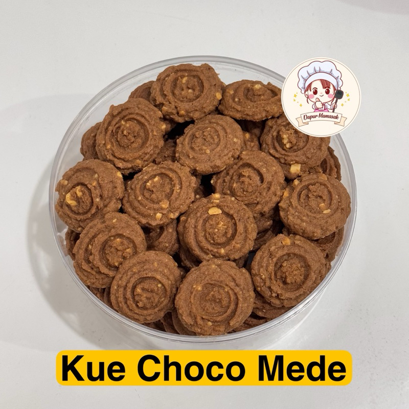 

DM - SV Kue Kering Choco Mede Cincang Ukuran Toples 450 gram / Kue Coklat Gurih Renyah Terenak / Kue Kacang Cookies / Kue Hari Raya Natal Christmas Imlek Idul Fitri