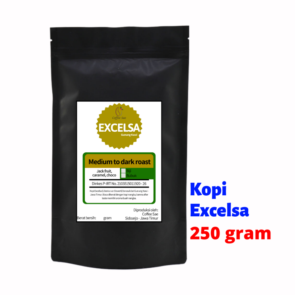 

Biji Kopi Bubuk Excelsa 250 gram Kopi Nangka