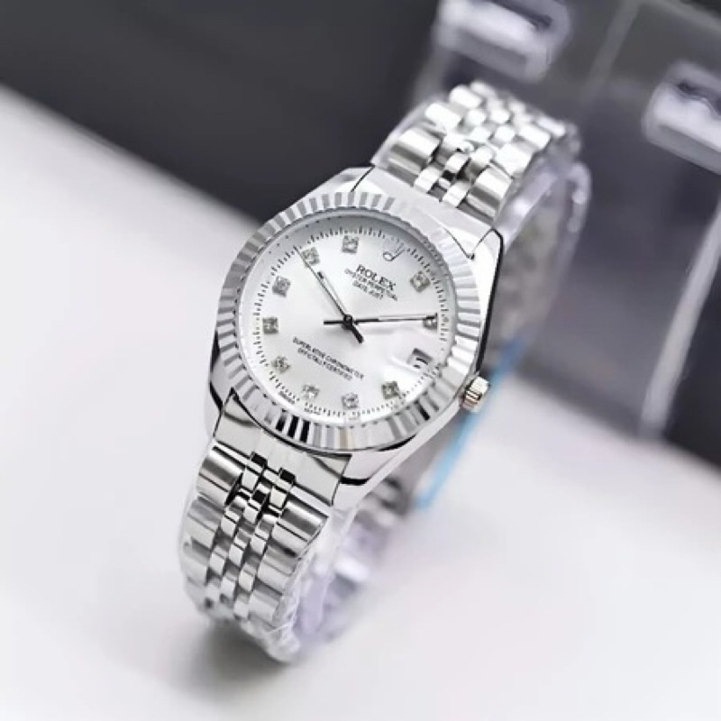 Jam Tangan Wanita Rolex Rantai 027 Free Box Rolex - Bisa COD