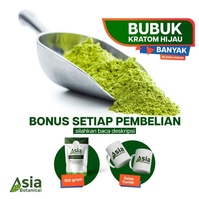 

Asia botanical bubuk hijau moringga Borneo 1 kg