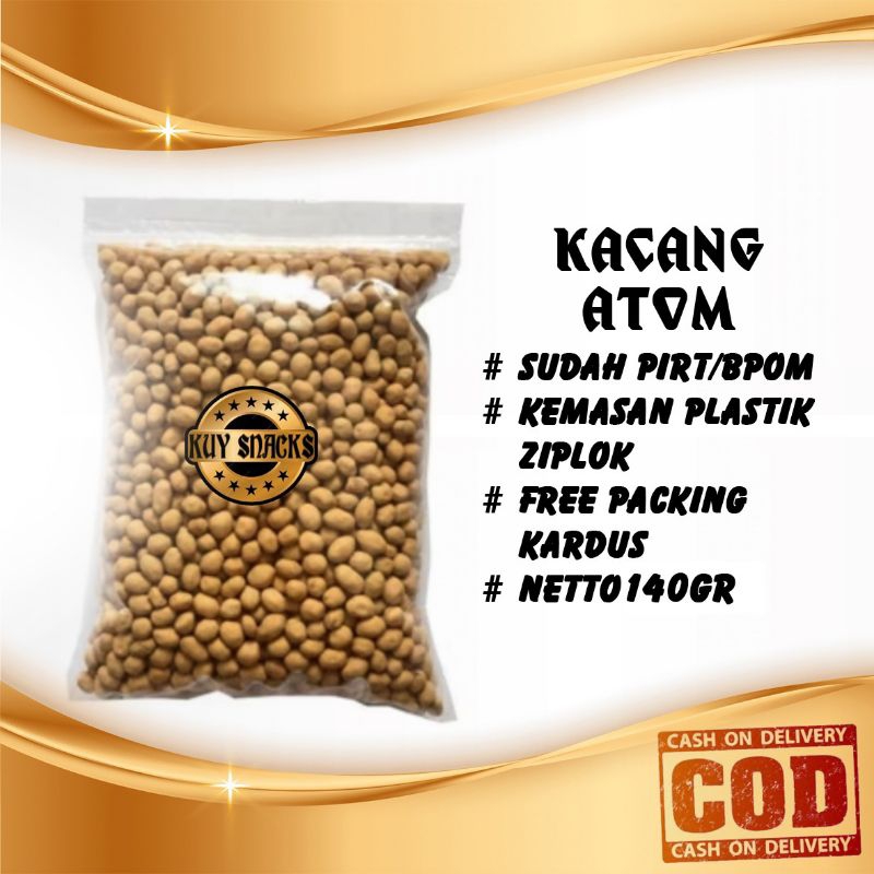 

{Kuy Snacks} Aneka Macam Makanan Serba 10RB Kacang Atom