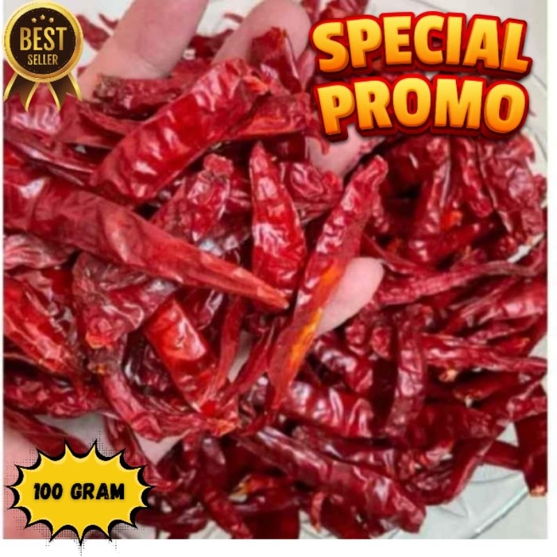 

Cabe kering impor 100 gram